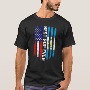 Amerikaanse vlag en Guatemala vlag Beste Pop ooit T-shirt