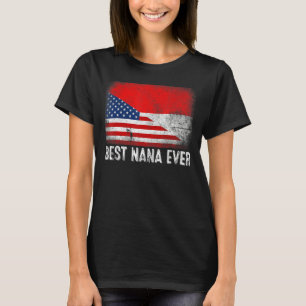Amerikaanse vlag en Indonesische vlag Beste Nana E T-shirt