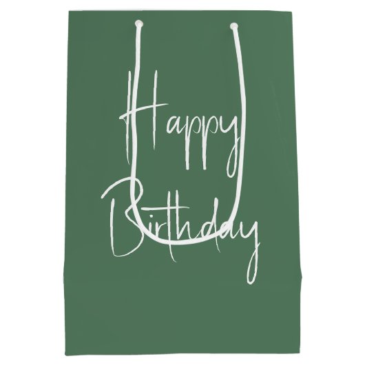 Amerikaanse vlag en kale adelaar voor verjaardag medium cadeauzakje (Achterkant)