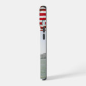 Amerikaanse vlag en kustlijn iPhone 15 case (Linkerkant)