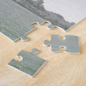 Amerikaanse vlag en kustlijn legpuzzel (Zijkant)