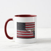 Amerikaanse vlag en Mok van Pistool (Links)