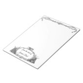 Amerikaanse vlag en notitieblok van Eagle (Schuin)