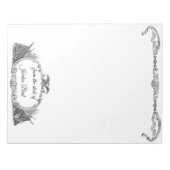 Amerikaanse vlag en notitieblok van Eagle (Voorkant)