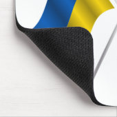 Amerikaanse vlag en Oekraïense vlag Muismat (Hoek)