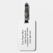 Amerikaanse vlag en patriottische bagagelabels voo (Achterkant verticaal)