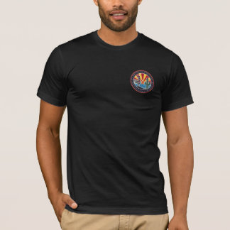 Amerikaanse vlag en Portugese vlag terug van Shirt