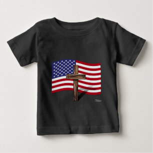 Amerikaanse vlag en Ruw Kruis