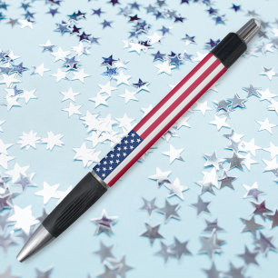 Amerikaanse vlag en Stripes Ballpoint Pen