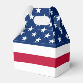 Amerikaanse vlag en strips patriottisch bedankdoosjes (Achterkant)