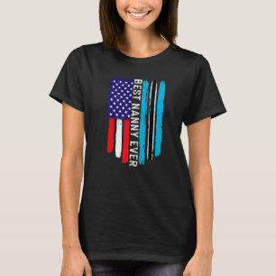 Amerikaanse vlag en vlag van Botswana beste kinder T-shirt