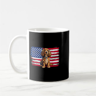 Amerikaanse Vlag Er Spaniel Hond Dier 4 juli Koffiemok
