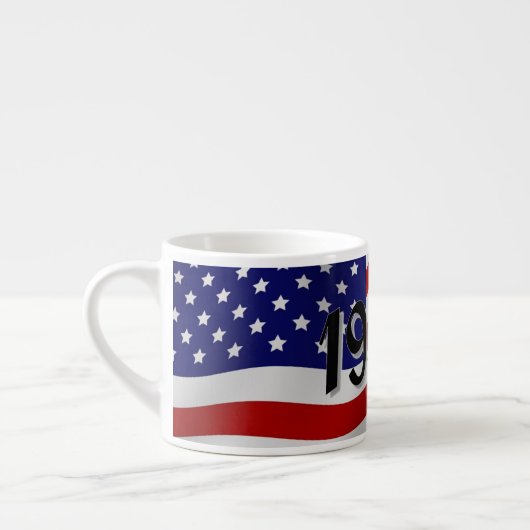 Amerikaanse vlag Espresso Cup 1940 Kop (Links)