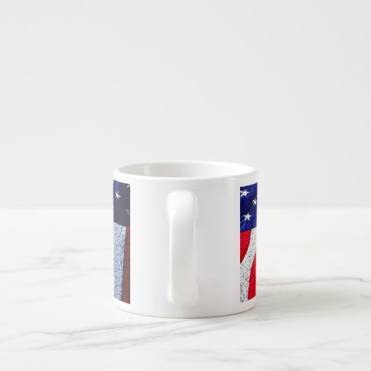 Amerikaanse vlag espresso kop (Achterkant)