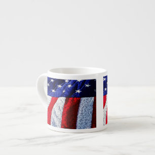 Amerikaanse vlag espresso kop