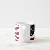 Amerikaanse vlag espresso kop (Achterkant)