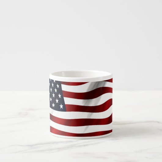 Amerikaanse vlag espresso kop (Voorkant)