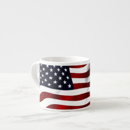 Amerikaanse vlag espresso kop