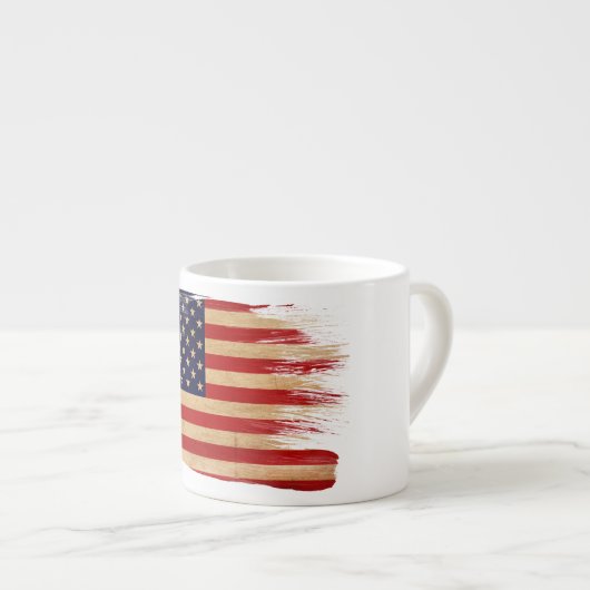 Amerikaanse vlag espresso kop (Voorkant rechts)