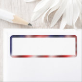 Amerikaanse vlag etiket (Insitu)