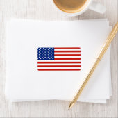 Amerikaanse vlag etiket (Insitu)