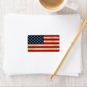 Amerikaanse vlag Etiket (Insitu)