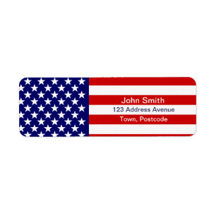 Amerikaanse vlag etiket