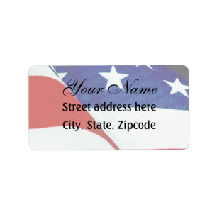 Amerikaanse vlag etiket