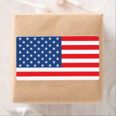 Amerikaanse vlag etiket (Insitu)