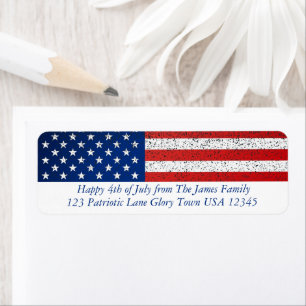 Amerikaanse vlag etiket