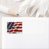 Amerikaanse vlag etiket (Insitu)