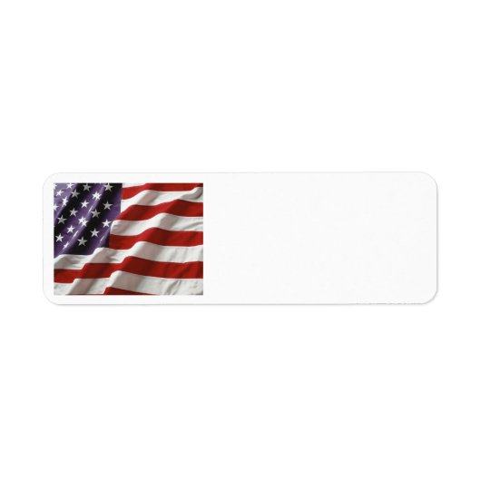 Amerikaanse vlag etiket (Voorkant)