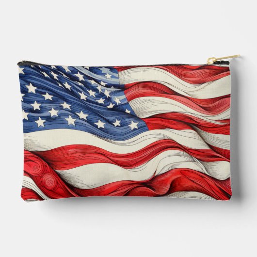 Amerikaanse vlag etui (Achterkant)