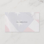 Amerikaanse vlag fade sjabloon visitekaartje (Achterkant)