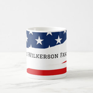 Amerikaanse Vlag Familienaam Koffiemok