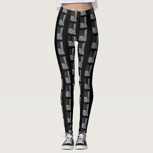 Amerikaanse vlag Fighter Jet American Flag Leggings (Voorkant)