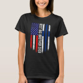 Amerikaanse vlag & Finland vlag Beste Big Brother  T-shirt (Voorkant)