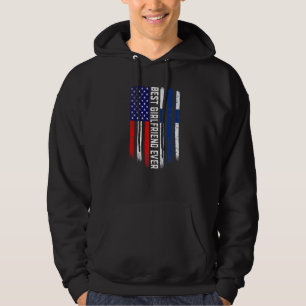 Amerikaanse vlag & Finland vlag Beste Vriendin ooi Hoodie