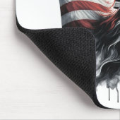 Amerikaanse vlag. Firefighter Muismat (Hoek)