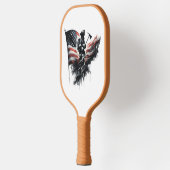 Amerikaanse vlag. Firefighter Pickleball Paddle (Links)