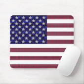 Amerikaanse vlag Flag Gemstone Art Muismat (Met muis)