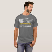  Amerikaanse vlag Flag Proud Motocross Dirt Bike M T-shirt (Voorkant volledig)