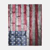 Amerikaanse vlag fleece deken (Voorkant)