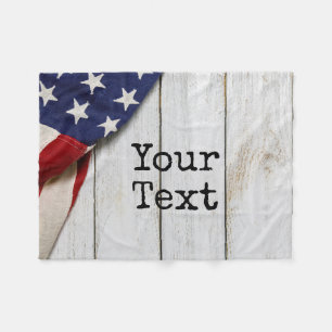 Amerikaanse vlag Fleece Deken