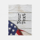  Amerikaanse vlag Fleece Deken (Voorkant)