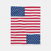 Amerikaanse vlag fleece deken (Voorkant)