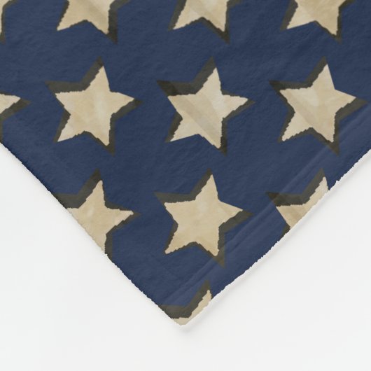  Amerikaanse vlag Fleece Deken (Hoek)