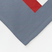 Amerikaanse vlag fleece deken (Hoek)