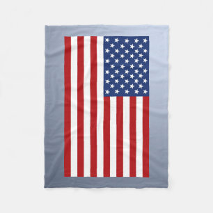 Amerikaanse vlag fleece deken