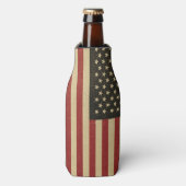 Amerikaanse vlag Flesjeskoeler (Fles Voorkant)